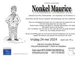 'Nonkel Maurice' een voorstelling van Rita Vandecasteele